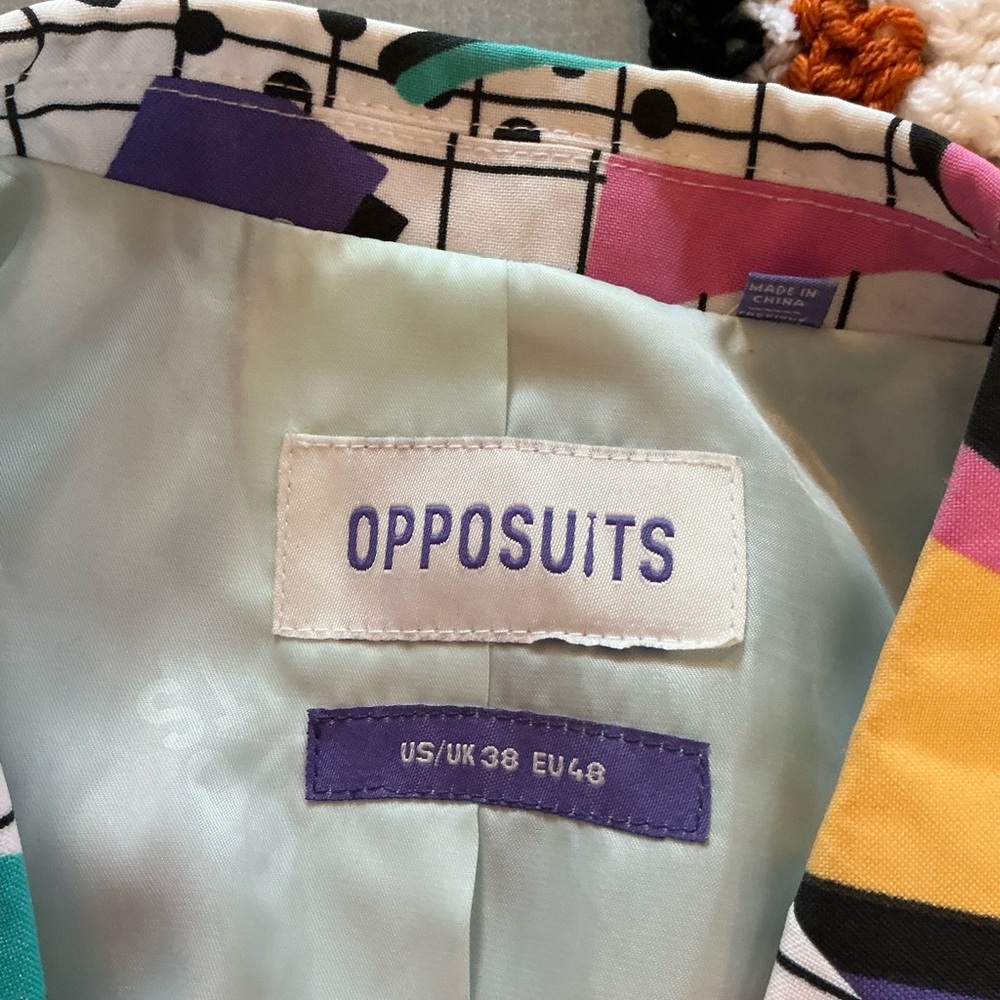 Opposuits Multicolor Patterned Blazer - image 2